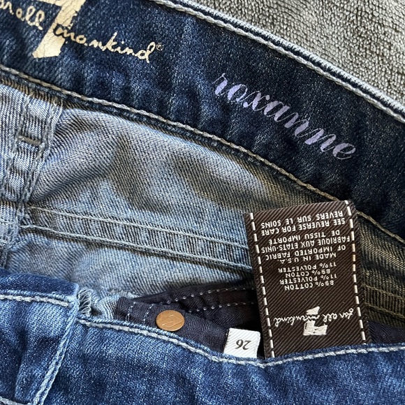 7 for all mankind distressed jeans - Picture 4 of 5